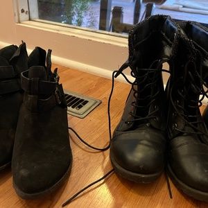 Boots and high heels